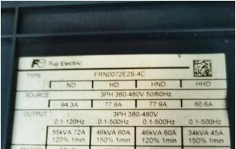 【 新品★送料無料 】FUJI 富士電機 FRN0072E2S-4C 37KW 380V 用インバータ【6ヶ月保証】