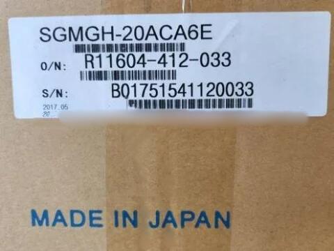 新品【 ★送料無料 】YASKAWA / 安川電機 SGMGH-20ACA6E　サーボモーター 【6ヶ月保証】