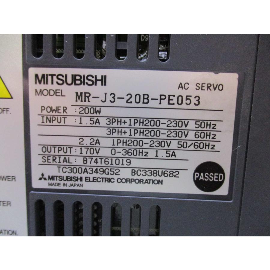 �ڿ��� ������̵�� ��MITSUBISHI ��ɩ MR-J3-20B-PE053��6�����ݾڡ�