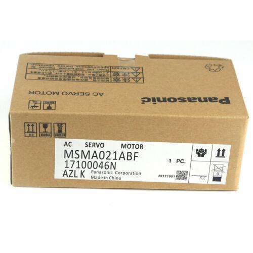 新品 PANASONIC/パナソニック サーボモーター MSMA021ABF 【6ヶ月保証】