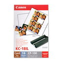 キヤノン カラーインク/ラベルセット KC-18IL(カードサイズ・8分割シール18枚分)/Canon KC-18IL