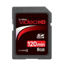 SanDisk SDSDHV-008G-J15 Video HD SDHCJ[h@8GB