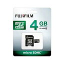 富士フイルム microSDHCメモリーカード 4GB Class10 F MCSDHC-004G-C10