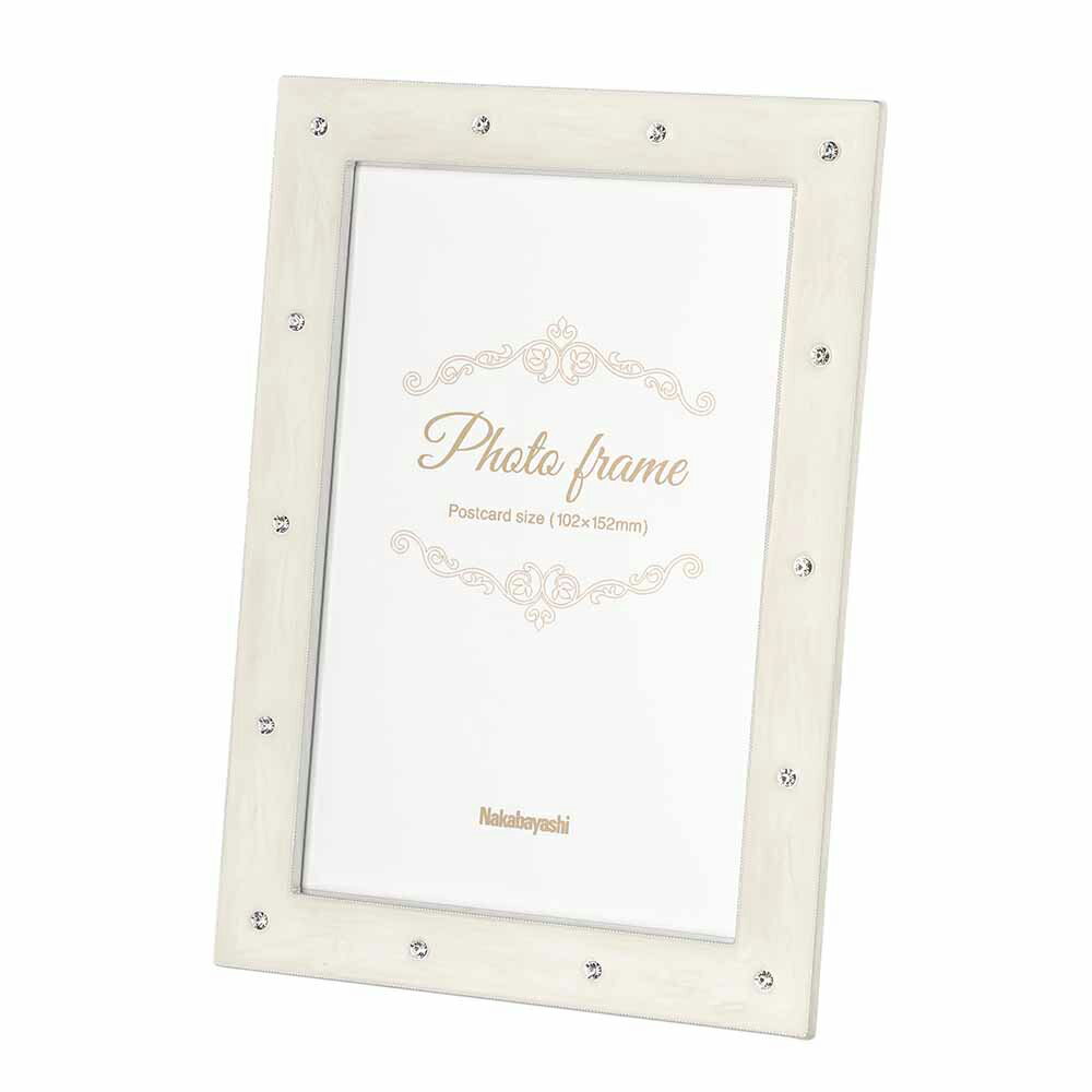 ナカバヤシ フォトフレーム／金属製／シンプル／KG／ホワイト F-TA-108-KG-W
