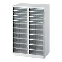 樂天商城 - ナカバヤシ　アバンテV2　フロアケース　書類ケース　書類棚　A4×2列　AF-H24　ニューグレー