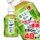 【送料無料】【安心のコカ・コーラ社直送】綾鷹 280mlPETx48本(24本x2ケース)