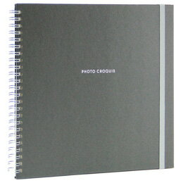 樂天商城 - ナカバヤシ フォトクロッキー　リング式　Mサイズ　ブラック アKA-MWF-150-D