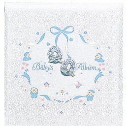 ナカバヤシ フエルアルバム誕生用　ベビーアルバム　ブルー ア-LB-350-B