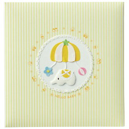 フエルアルバム誕生用本体刺繍名入れ可能※刺繍名入れは別途です。HELLO BABY(英)こんにちは赤ちゃん