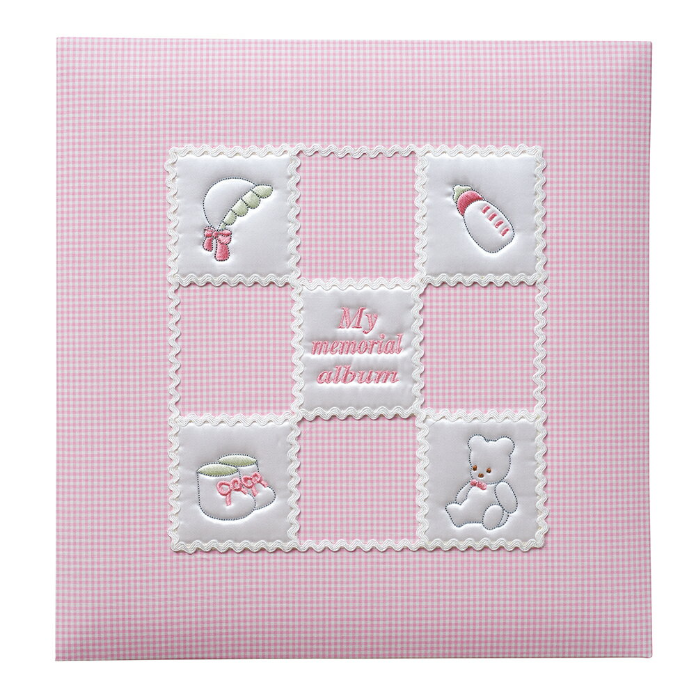 樂天商城 - ナカバヤシ フエルアルバム誕生用100年台紙　マイメモリアル　ピンク アH-LB-652-P
