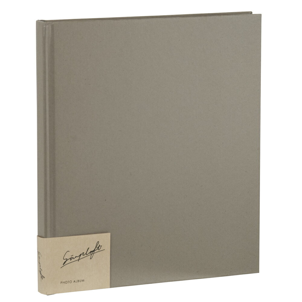 ナカバヤシ シンプラフト／ブック式フリーアルバム／デミ／グレー ア-SPT-DB-N
