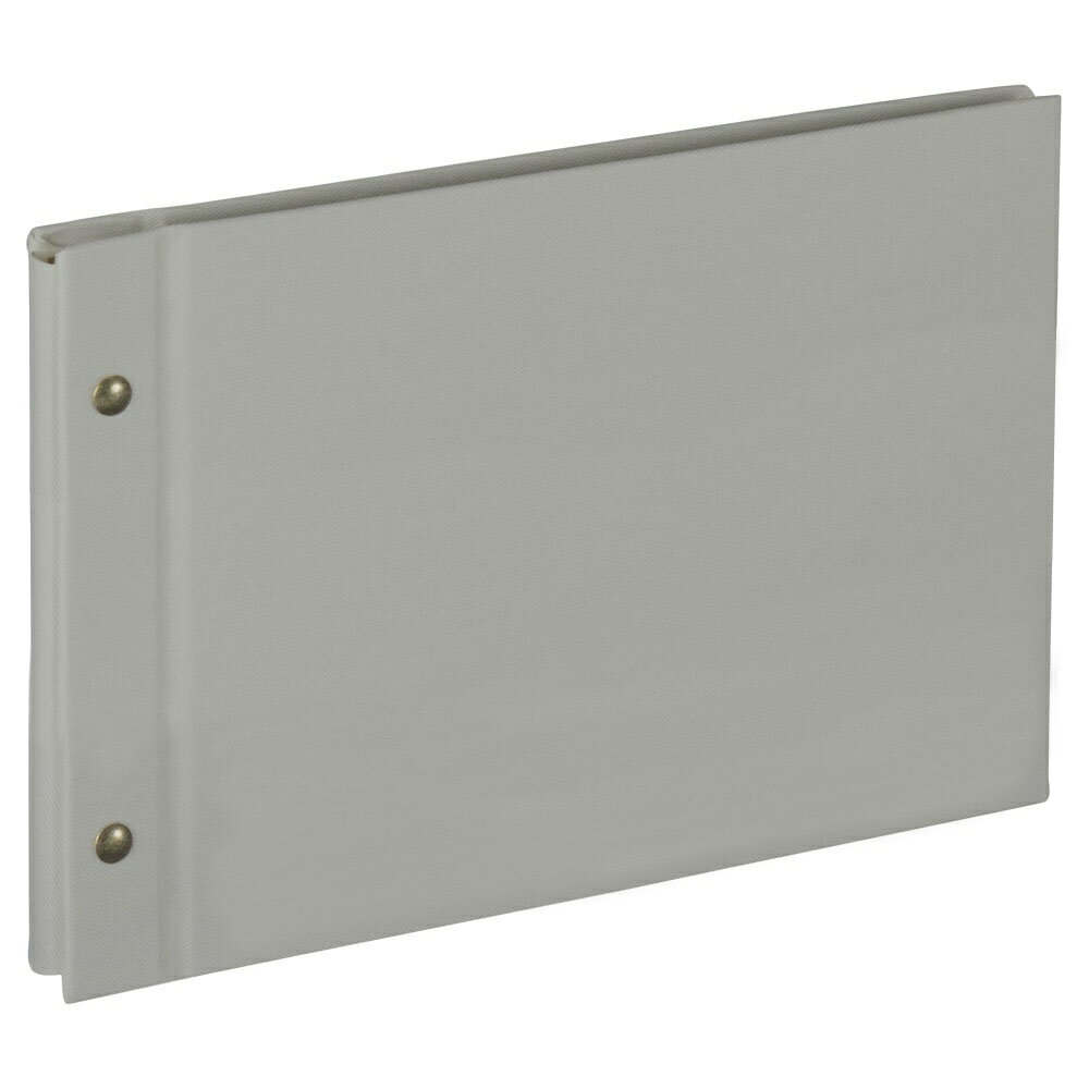 ナカバヤシ ハルマー／ビス式フリーアルバム／A5／グレー A-HRA5-101-N