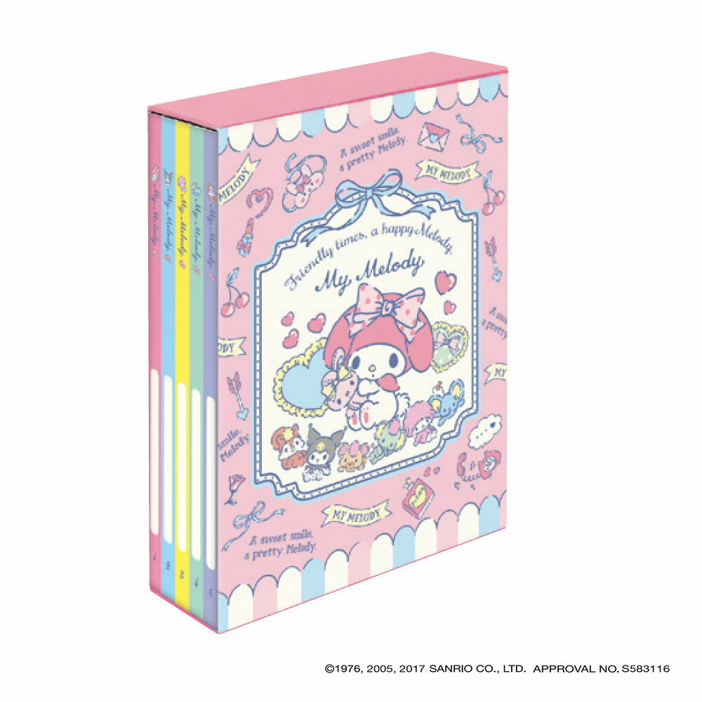 ナカバヤシ 5冊BOXアルバム　マイメロディ ア-PL-1031-8