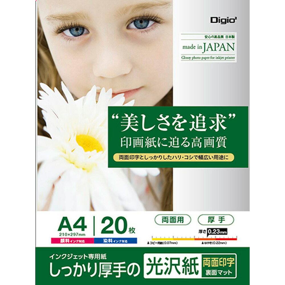 Rakuten - ナカバヤシ インクジェット用紙　光沢紙PX　厚手　A4　20枚 JPPX-A4S-20