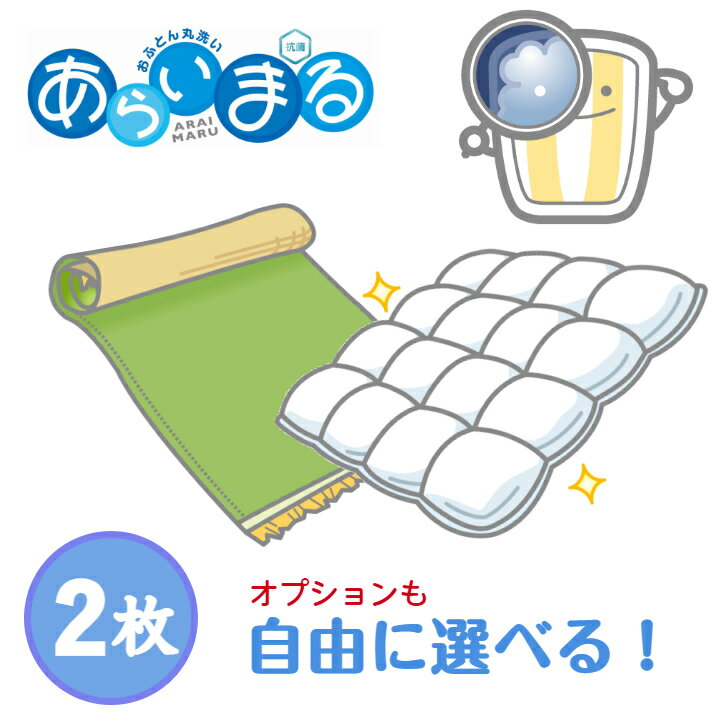 2枚 クリーニング 宅配 小袋 選べる オプション 保管 送料無料 布団クリーニング カーペットクリーニング 布団 丸洗い