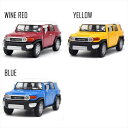 【選べる3カラー】トヨタ FJクルーザー TOYOTA FJ CRUISER プルバック式 ミニカー ダイキャストカー Kinsmart キンスマート社製 1:36