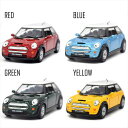 【選べる4カラー】ミニクーパーS MINICOOPER S プルバック式 ミニカー ダイキャストカー Kinsmart キンスマート社製 1:28