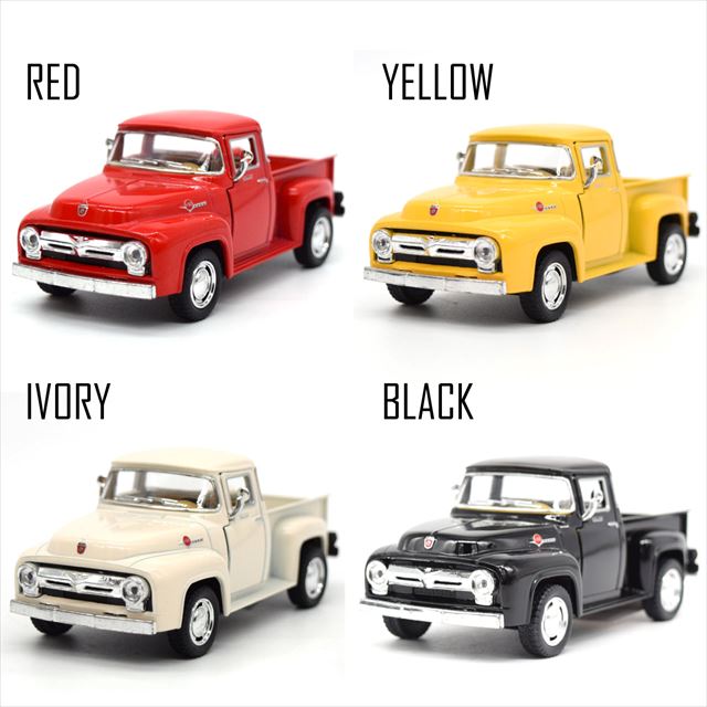 【選べる4カラー】フォード　FORD　ピックアップ　プルバック式　ミニカー　ダイキャストカー　Kinsmart　キンスマート社製　1/38のサムネイル