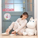 アムール パジャマ レディース 【Amour アムール】×【MOOMIN ムーミン】接結天竺 レディース パジャマ お花畑 プリント 日本製 綿 花柄 ムーミンキャラクター