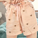 【PAUL&JOE PARIS room wear】ポールアンドジョー ルームウェア ヌネット ショートパンツ サテンボトムス ボトムス ガールズ 春 秋 通年...