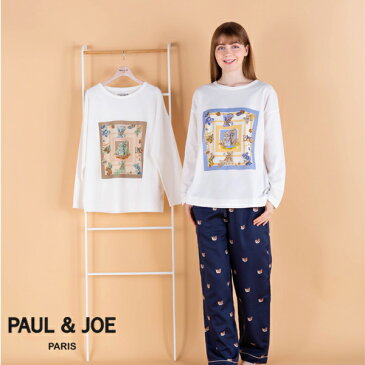 【PAUL&JOE PARIS room wear】ポールアンドジョー フラール　ドゥドゥ （かわいい子のスカーフ） 2022ssコレクション ロンT ロングスリーブ トップス 日本製 春 夏 秋 くま好き