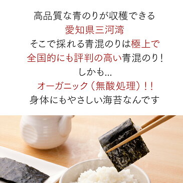 海苔 無酸処理 のり 俺シリーズ 俺の青混のり 美味しい初摘みの焼き海苔 青のりが混ざった幻の青混ぜ海苔！無酸処理オーガニック焼きのり おつまみ 葉酸 タウリン 海苔