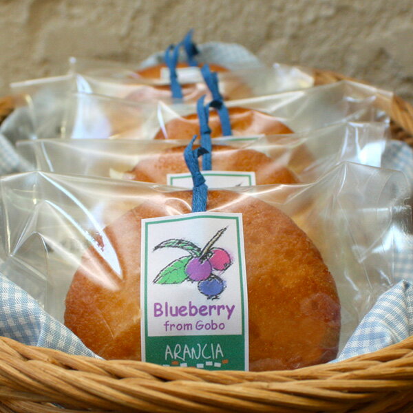 ブルーベリーのアーモンドカップケーキ～御坊市山本さんの無農薬ブルーベリーのコンポート入り（焼き菓子） 2025のサムネイル