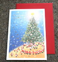 メルヘンクリスマスカード『輪になって踊ろう』 【グリーティングカード・ギフトカード・メッセージカード・greeting card message】【ネコポス可】