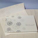 クリスマスカード「let it snow」(レットイットスノー)【グリーティングカード・ギフトカード・メッセージカード・greeting card messag...