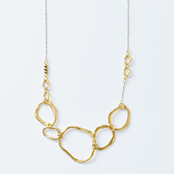 【☆】Joli&Micare(ジョリー&ミカーレ)ネックレス“5Ring long Necklace” fir0109-ma