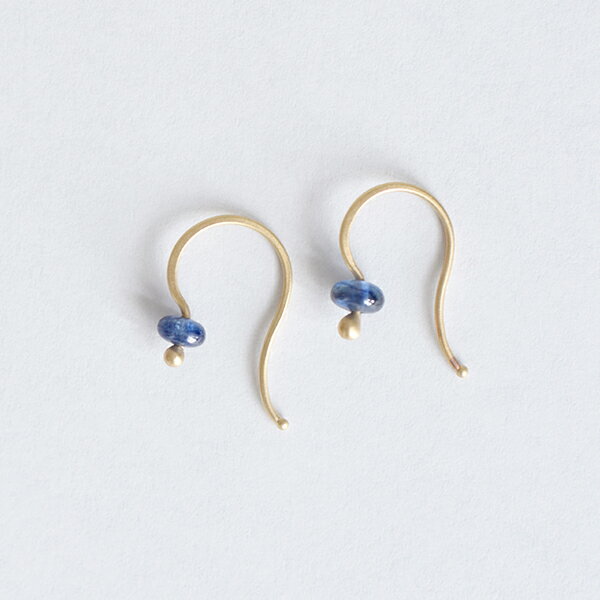 Carla Caruso カーラ カルーソ 14kt goldピアス サファイア・パール“Gem Drop Earrings” p-d-03-04-tr レディース