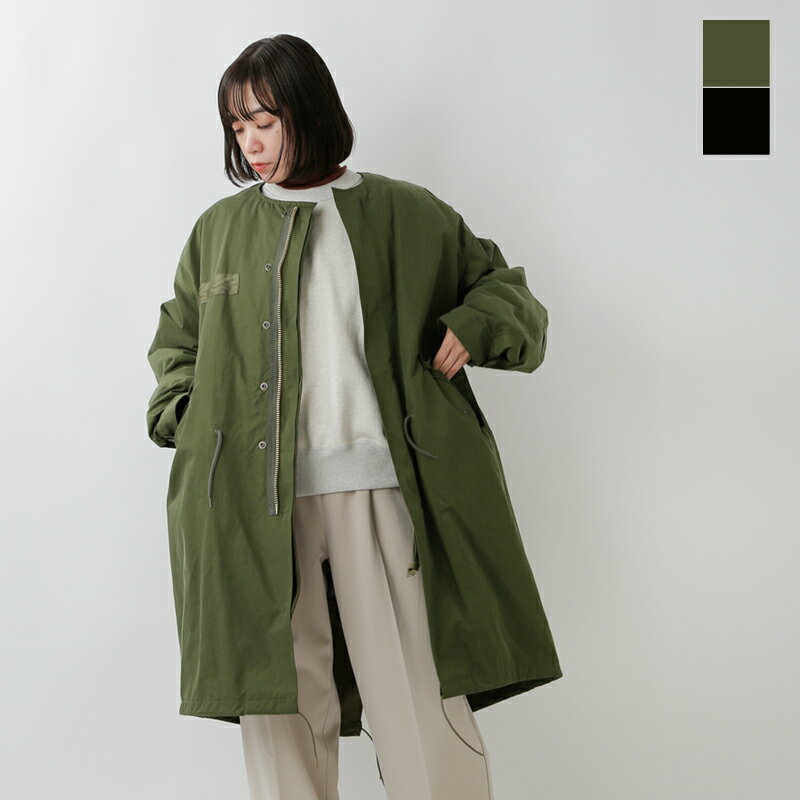 【2022aw新作】Shinzone シンゾーン オーバーサイズ ミリタリー ノーカラー コート“FIELD PARKA” 19amsco63-fn レディース