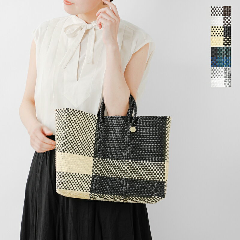 【2023ss新作】Letra レトラ ショート メルカドバッグ SHORT “CROSS LINE / 3COLORS CHECK” cross-line-short-ms