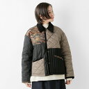 LAVENHAM ラベンハム ジャガード パッチワーク クロップド レイドン ジャケット “JACQUARD PATCHWORK CROPPED RAYDON” slj4182-mn レディース