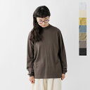 【クーポン対象】LIFiLL リフィル コットニー 天竺 モックネック ロングスリーブ Tシャツ “COTTONY MOCKNECK” lf003-01-mn レディース