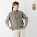 UNDYED アンダイド SALLY FOX カラード オーガニック コットン ニット ジップアップ プルオーバー “KNIT ZIPUP PO” uns23anc043-fn レディース