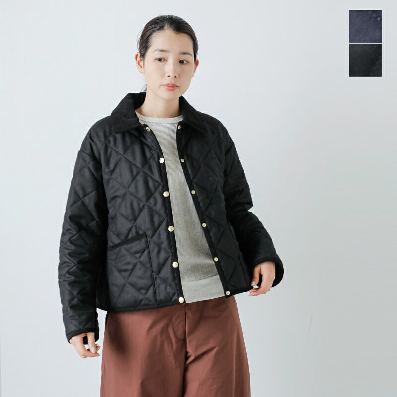 Traditional Weatherwear トラディショナルウェザーウェア ウェーバリー ウール キルティング ショート ジャケット “LDS WAVERLY TWW SHORT” l232apqco0376gu-fn レディース