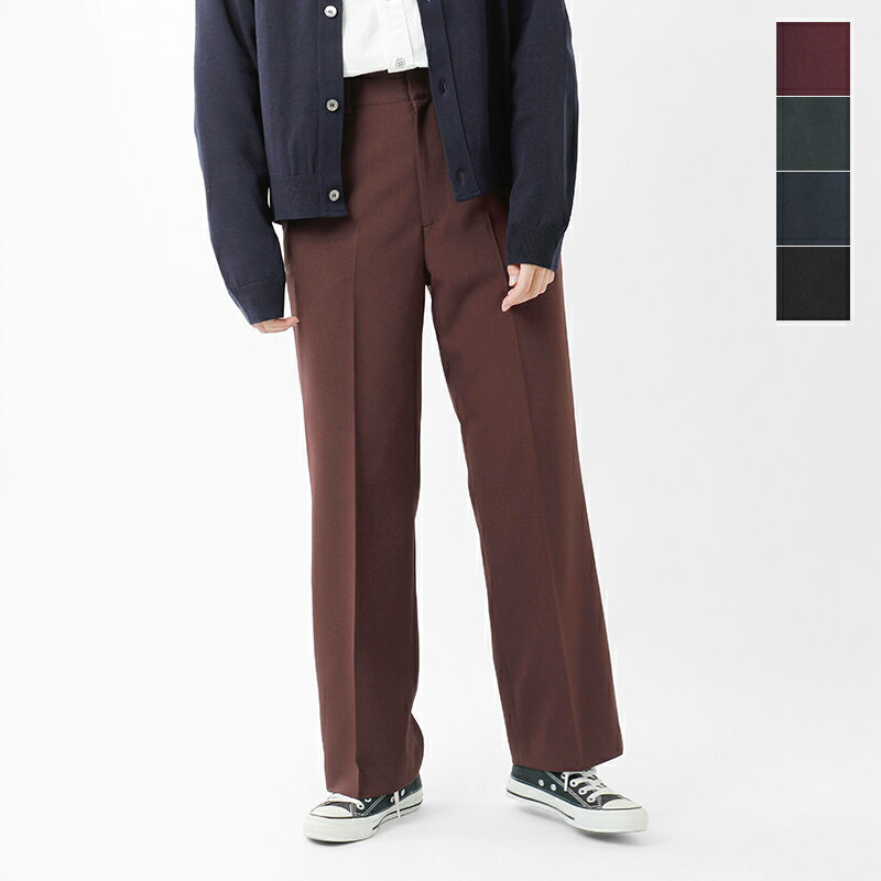 【2023aw新作】【海外出荷不可】Gymphlex ジムフレックス ウール ライククロス ストレートパンツ gy-e0151ptr-rf レディース【サイズ交換初回無料】のサムネイル