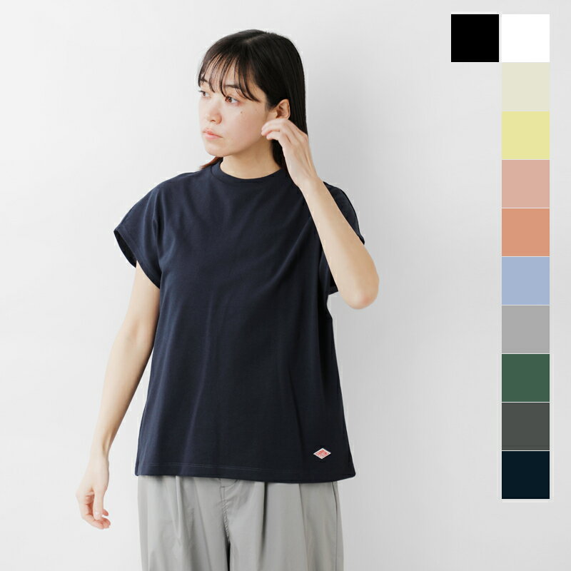 【海外出荷不可】DANTON ダントン TCオープンエンドジャージー ドルマン ショートスリーブ Tシャツ dt-c0202tcb-24ss-ms 2024ss新作 レディース