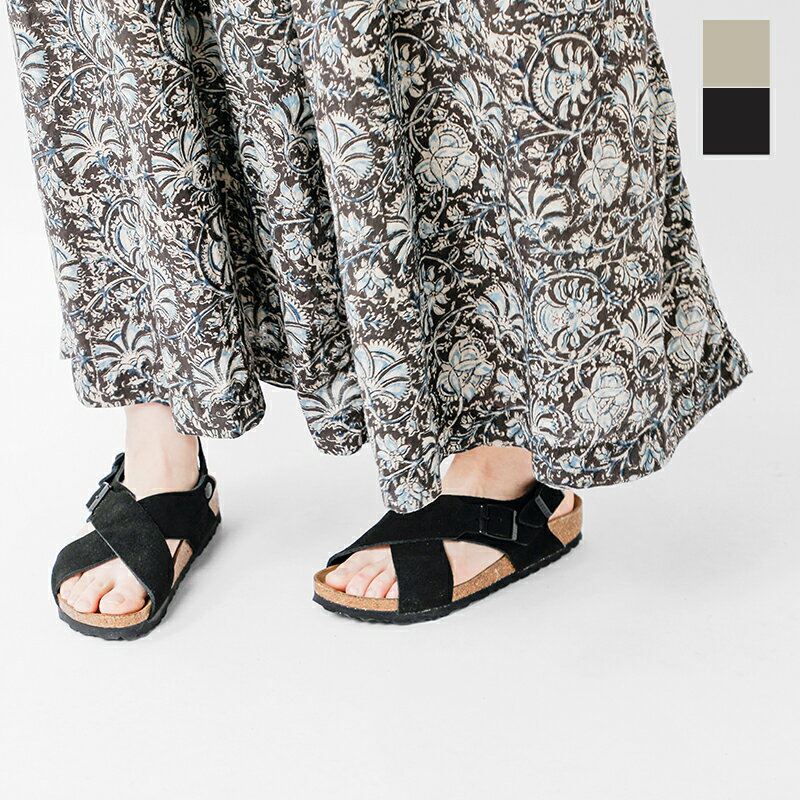 BIRKENSTOCK ビルケンシュトック スエードレザー クロスストラップ フラット サンダル トゥルム “TULUM SFB” tulum-sfb-yo レディース【サイズ交換初回無料】のサムネイル
