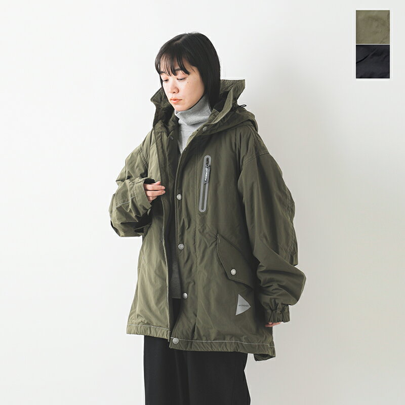 and wander アンドワンダー フィッシュテール オクタ コート “fishtail Octa coat” 574-4281137-yo 2024aw新作 ユニセックス