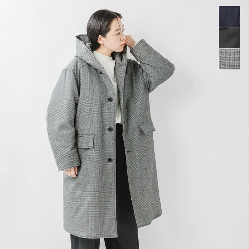 miffew ミフュー ウール フーデット ダウン コート “WOOL HOODED DOWN CO