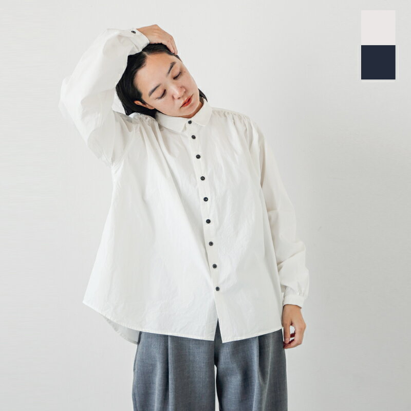 CLOLI クロリ コットン ギャザー シャツ “COTTON GATHER SHIRT” cl-s ...