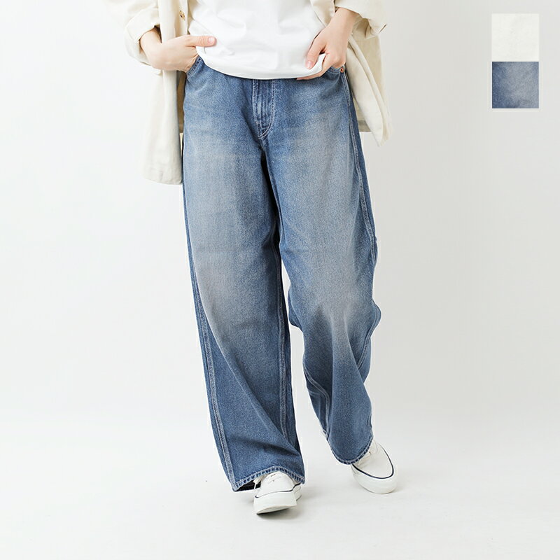 Shinzone シンゾーン コットン ツール デニム パンツ “TOOL DENIM PANTS” 24mmspa01-yo 2024ss新作 レディース【サイズ交換初回無料】【クーポン対象】