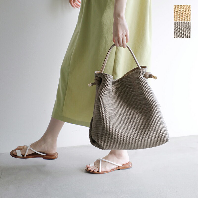 VIOLAd'ORO ヴィオラドーロ ラフィアシート カゴ トートバッグ カゴバッグ かごバッグ “SANDRO” v-8746-yo レディースのサムネイル