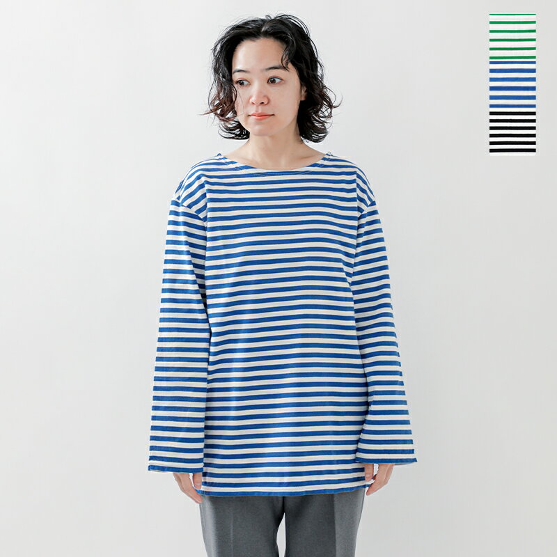 Shinzone シンゾーン コットン マリン ボーダー Tシャツ “MARINE BORDER TEE” 19smscu93-kk 2024ss新作 レディース【クーポン対象】