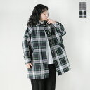 【クーポン対象】Traditional Weatherwear トラディショナルウェザーウェア マールトン コットン ワッシャーツイル タイプライター チェック ロングコート “MALTON” l241fpfco0414ns-tr 2024ss新作 レディース