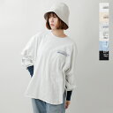 kha:ki カーキ ラウンドヘム ロングスリーブ Tシャツ “ROUND HEM L/S TEE” mil24hcs3393-4-rf 2024ss新作 レディース