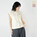 FRED PERRY フレッド ペリー コットン スリーブレス シャツ “Sleeveless Shirt” g7144-mt 2024ss新作 レディース