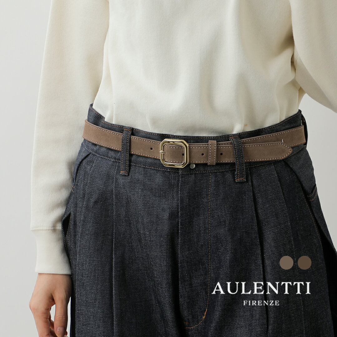 AULENTTI オウレンティ スウェード ベルト ti-529-25-ve レディース 2025aw新作